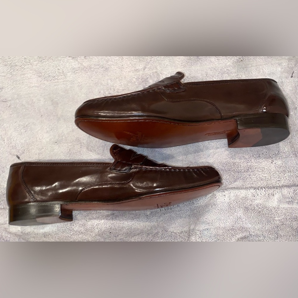 NEW NOS Florsheim Royal Imperial Exotic Eel Crocodile Loafers Shoes Italy 12 USA - Picture 5 of 16